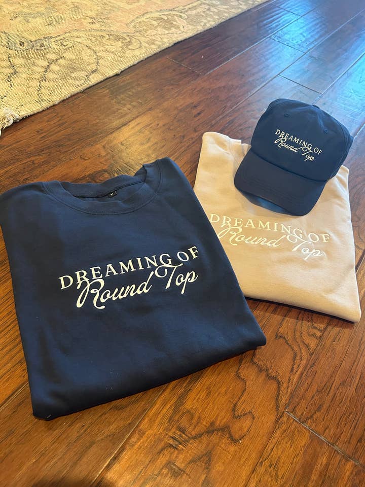Classic Baseball Cap | Dreaming of Round Top (Navy) for wholesale by Heirloom Field