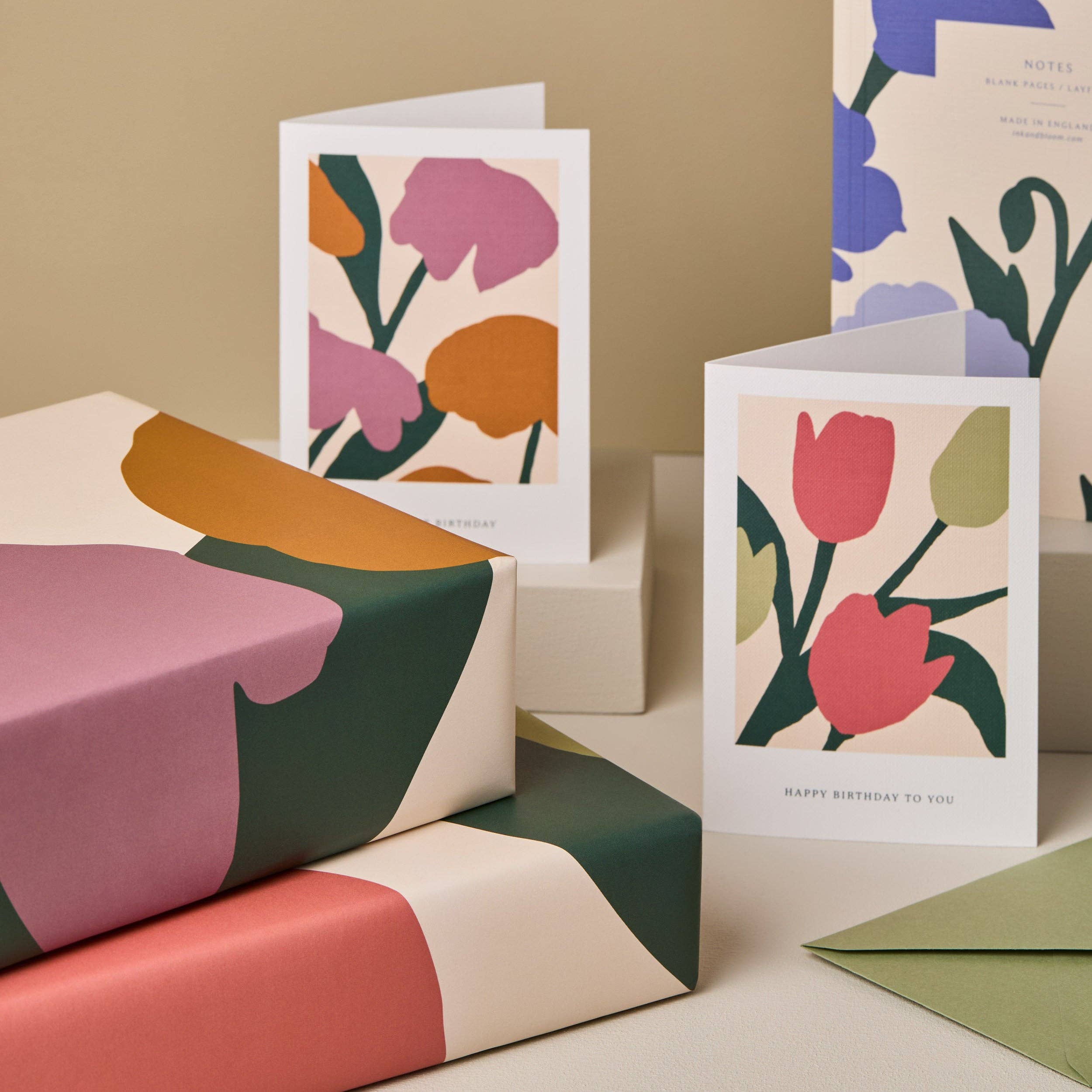 Ink & Bloom – wholesale Flat wrap – Floral Bloom Vol.01 Single Sided Wrap3