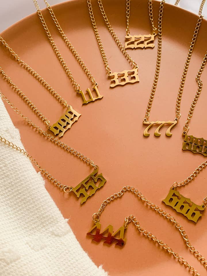 Ängel Nummer Halsband för wholesale av Paolin Jewelry