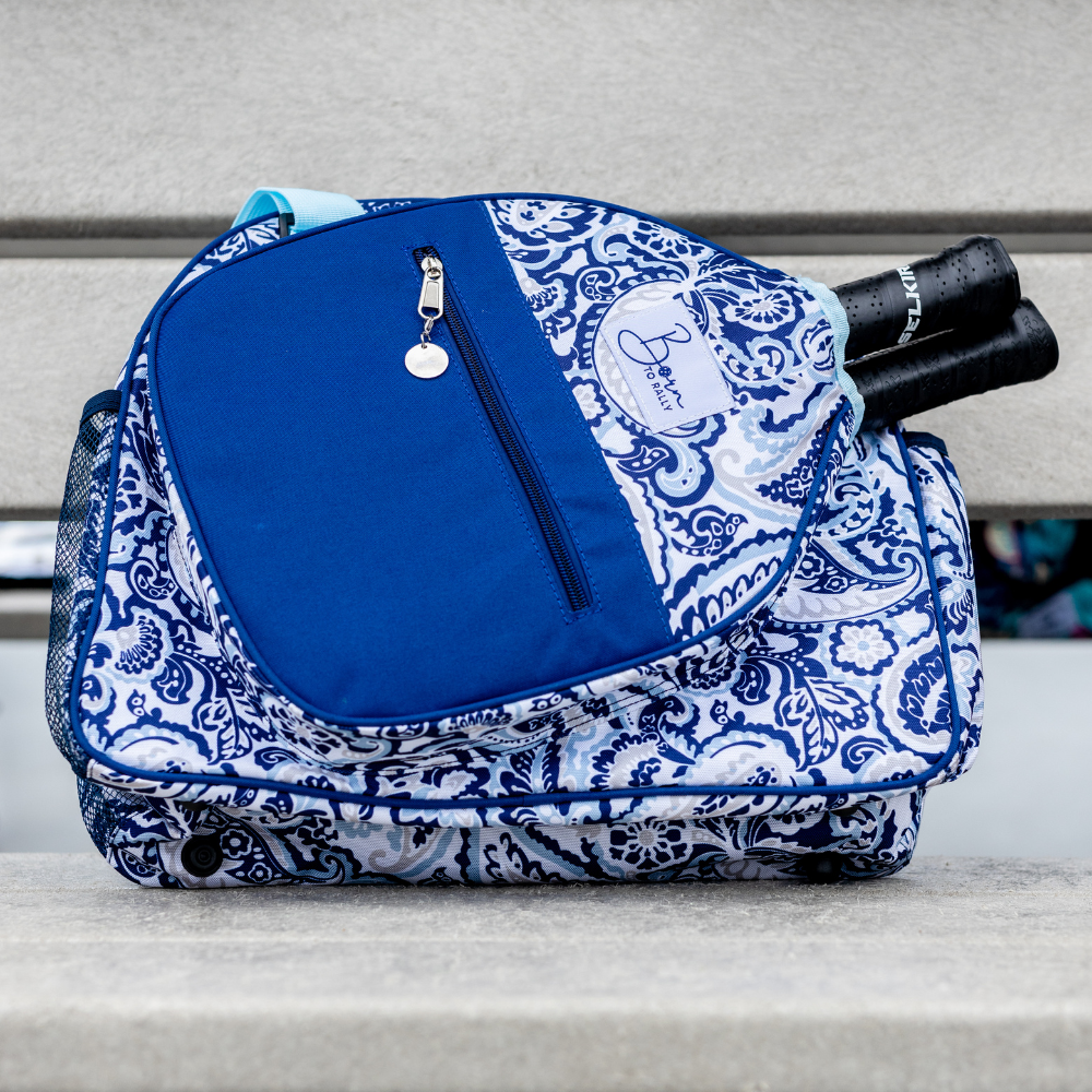 Born to Rally - Wholesale Sports Bag - Unisex - Pickleball Bag - Navy6
