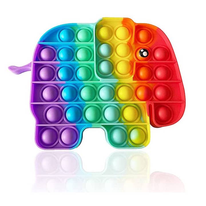 PR GROUPS LLC - Wholesale Fidget Toy - Kids - Mix Animal Pop It Fidget Kids Toy- Assorted