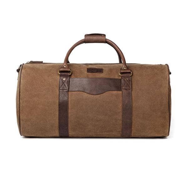 Mission Mercantile Leather Goods - Wholesale Weekender Bag - Unisex - Campaign Waxed Canvas Large Field Duffle Bag