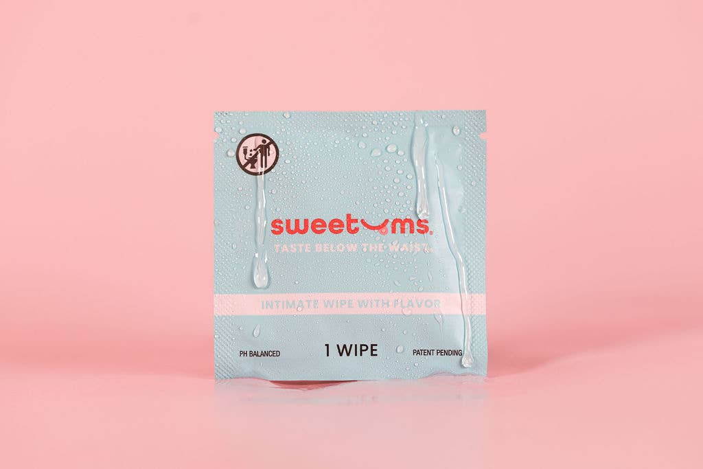 Sweetums - Wholesale Intimate Cleanser/Wipe - Cinnamon Bun Flavored Intimate Feminine Wipes Giftable Sexy10