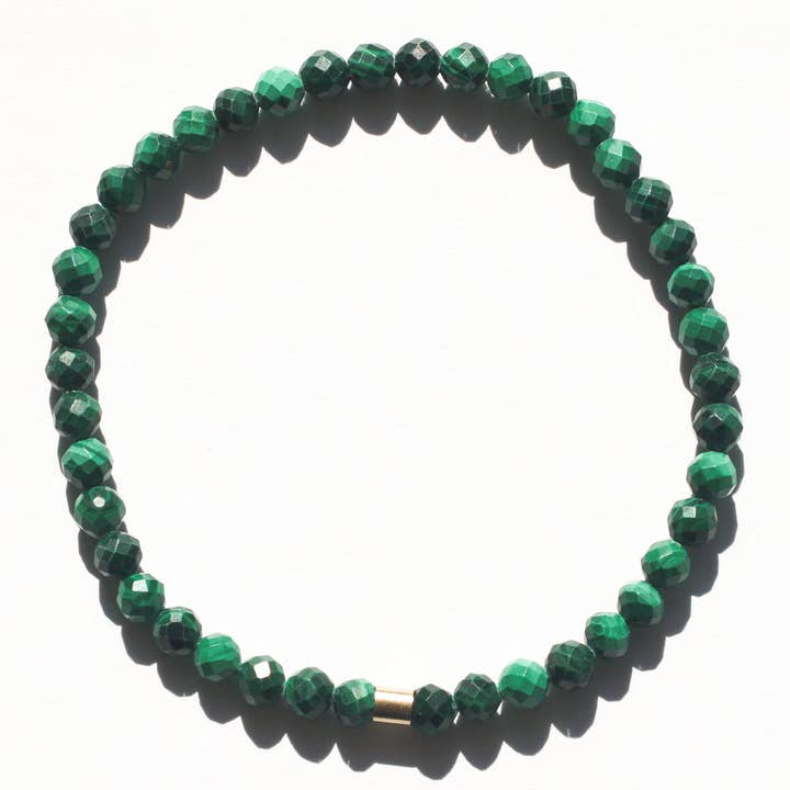 Terra Firma - Wholesale Beaded Bracelet - Malachite Stones