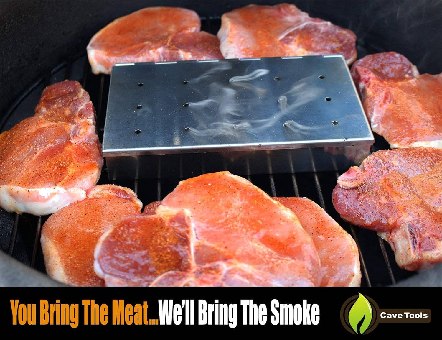 Innovarix - Wholesale Outdoor Grill Tools - CLOSEOUT-Cave Tools Grill Smoker Box Starter Kit2