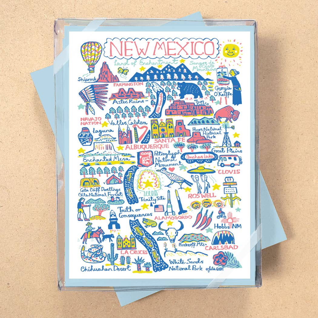 Allport Editions - Vendita all'ingrosso Set di cartoleria/cancelleria - Serie di Carte in Scatola Statescapes - scopri tutti i 29 Stati!17