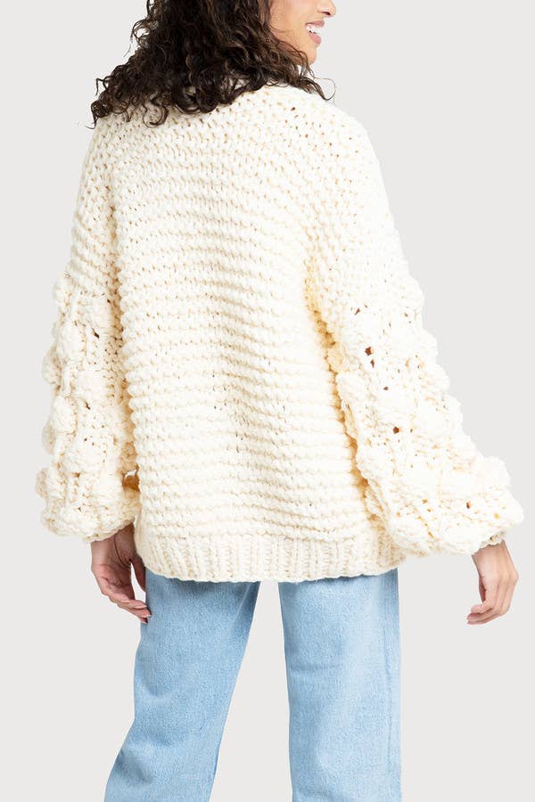 SAACHI - Wholesale Cardigan - Dames - Gebreid vest met snuistermouwen2