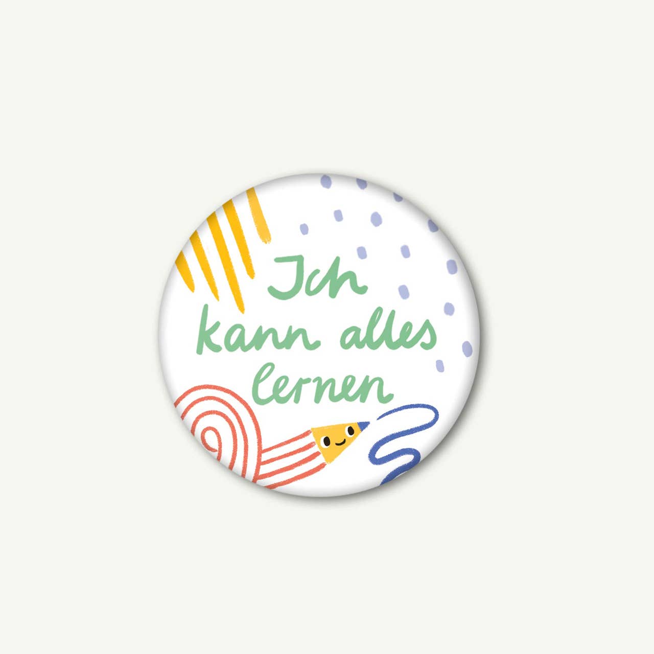 VIERUNDFÜNFZIG - Wholesale Magnet - Magnet affirmation I can learn anything 37 mm