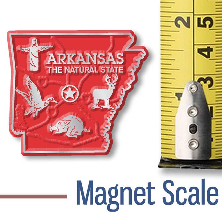 7 Star - Venta al por mayor Imanes - Imán Arkansas - AR Small State, fabricado en EE. UU.1