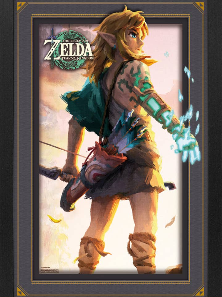 TotK- Link's Glow 11x17 Faux Matte Plexi Frame for wholesale by Pyramid America