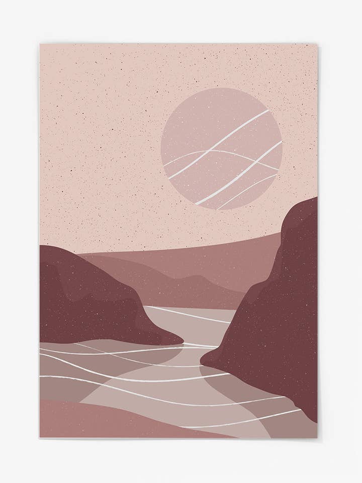 Print van de dageraad in de woestijn voor wholesale door Collett Studios