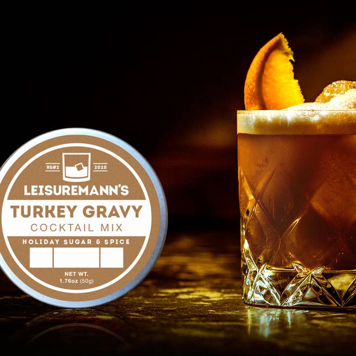 Leisuremann's Cocktail Mixes - Wholesale Cocktail mix/syrup - Turkey Gravy Cocktail Mix Jar4