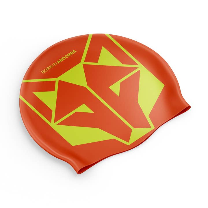 Badmössa Fluo Orange/Fluo Gul för wholesale av OTSO