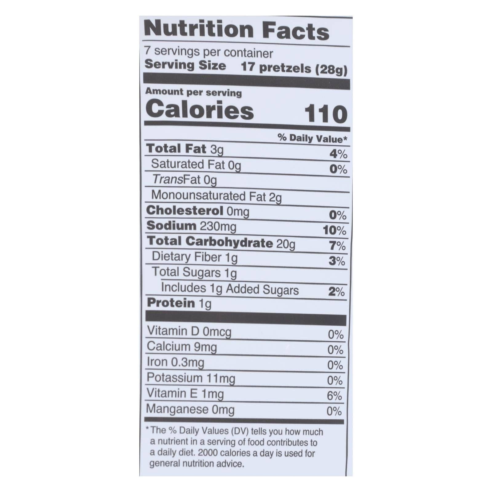 Everyday Supply Co - Wholesale Pretzels - Quinn - Pretzels Classic Sea Salt Twist - Case Of 8-5.6 Oz1