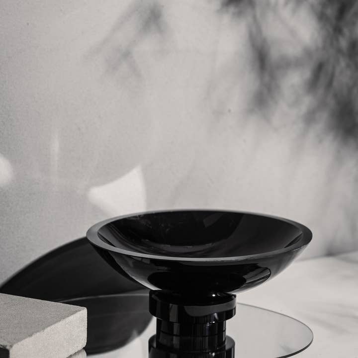 Element Accessories EU – Großhandel Dekorative Platte/Teller/Schüssel – Innovative Designschale aus hochwertigem Glas, RUD1011