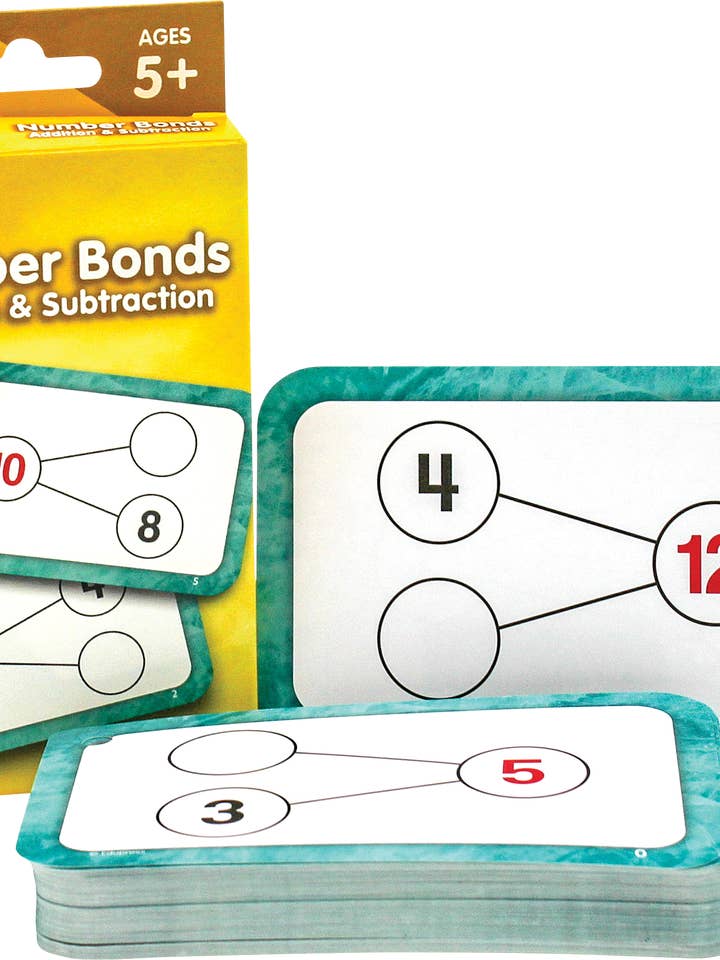 Number Bonds Flash Cards - Addition & Subtraction for wholesale by Teacher Created Resources