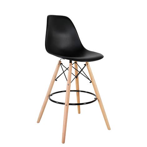 SGABELLO NORDICO NERO per la vendita all'ingrosso da parte di POSTQUAM COSMETIC