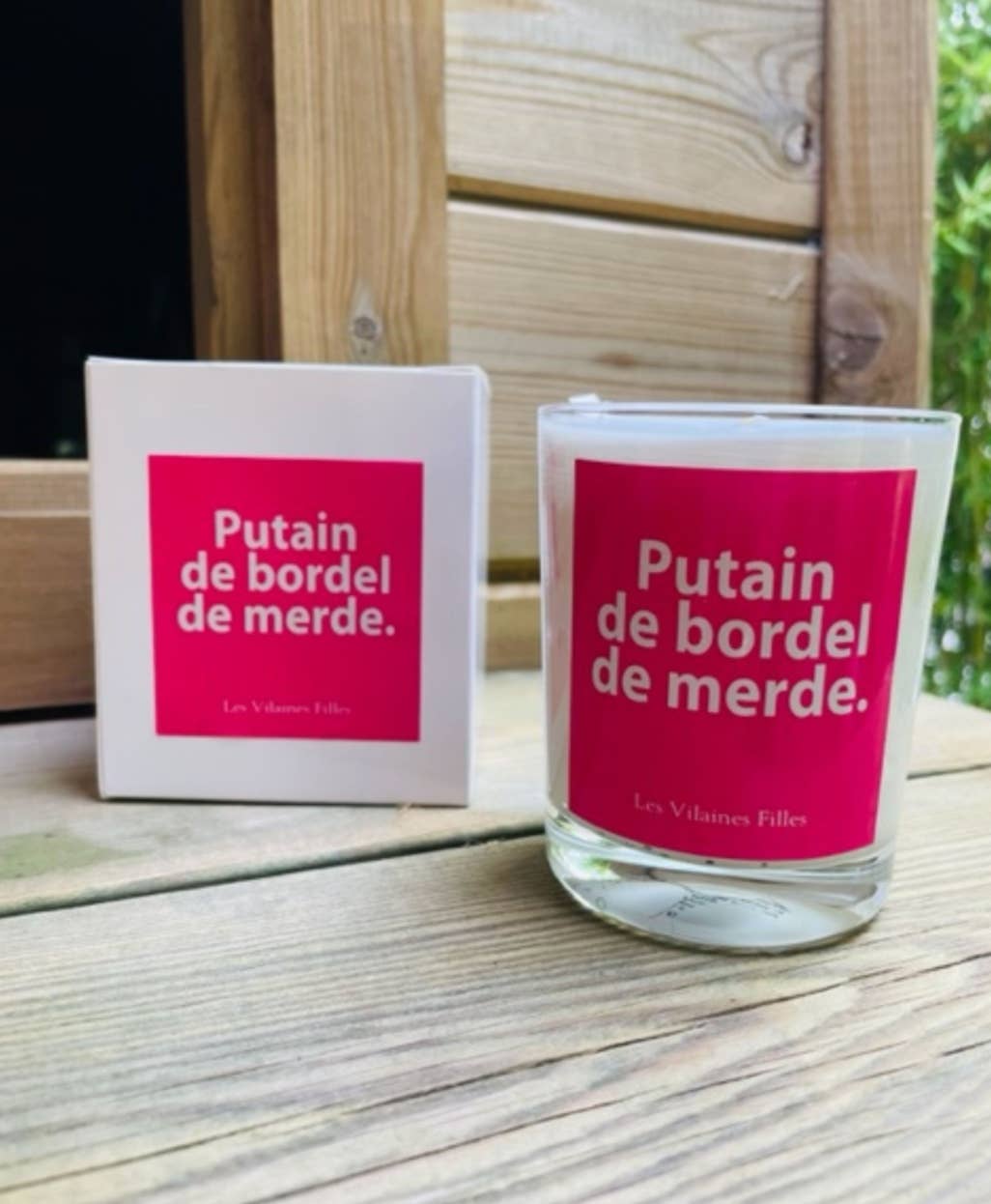 Les Vilaines Filles – Großhandel Kerze im Glas / gefüllte Kerze – Fucking Shit Kerze