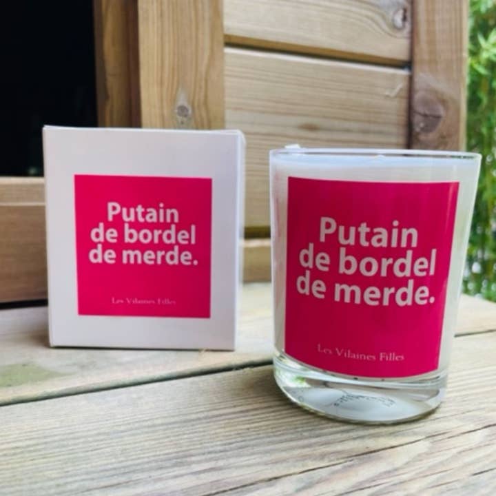 Les Vilaines Filles – Großhandel Kerze im Glas / gefüllte Kerze – Fucking Shit Kerze0