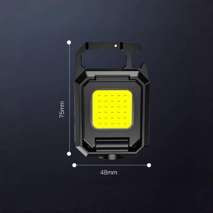 VIGOR - Wholesale Handheld Flashlight - Rechargeable Cob Keychain Work Light with Bottle Opener5