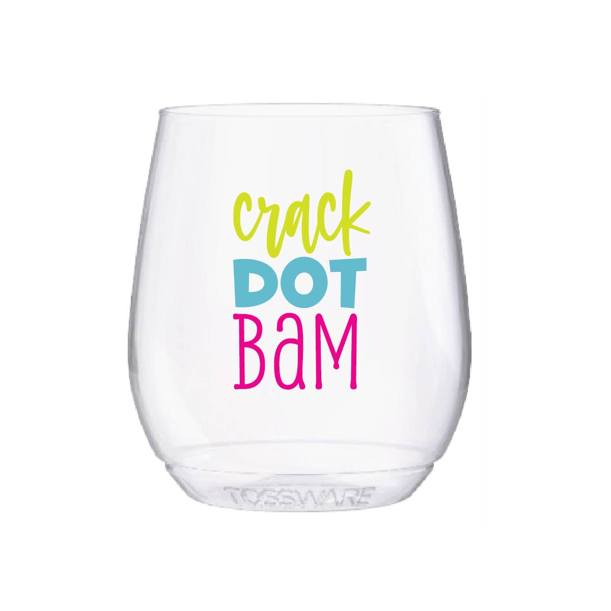 MADdesign - Wholesale Disposable Cup - Crack Dot Bam Shatterproof Wine Glasses