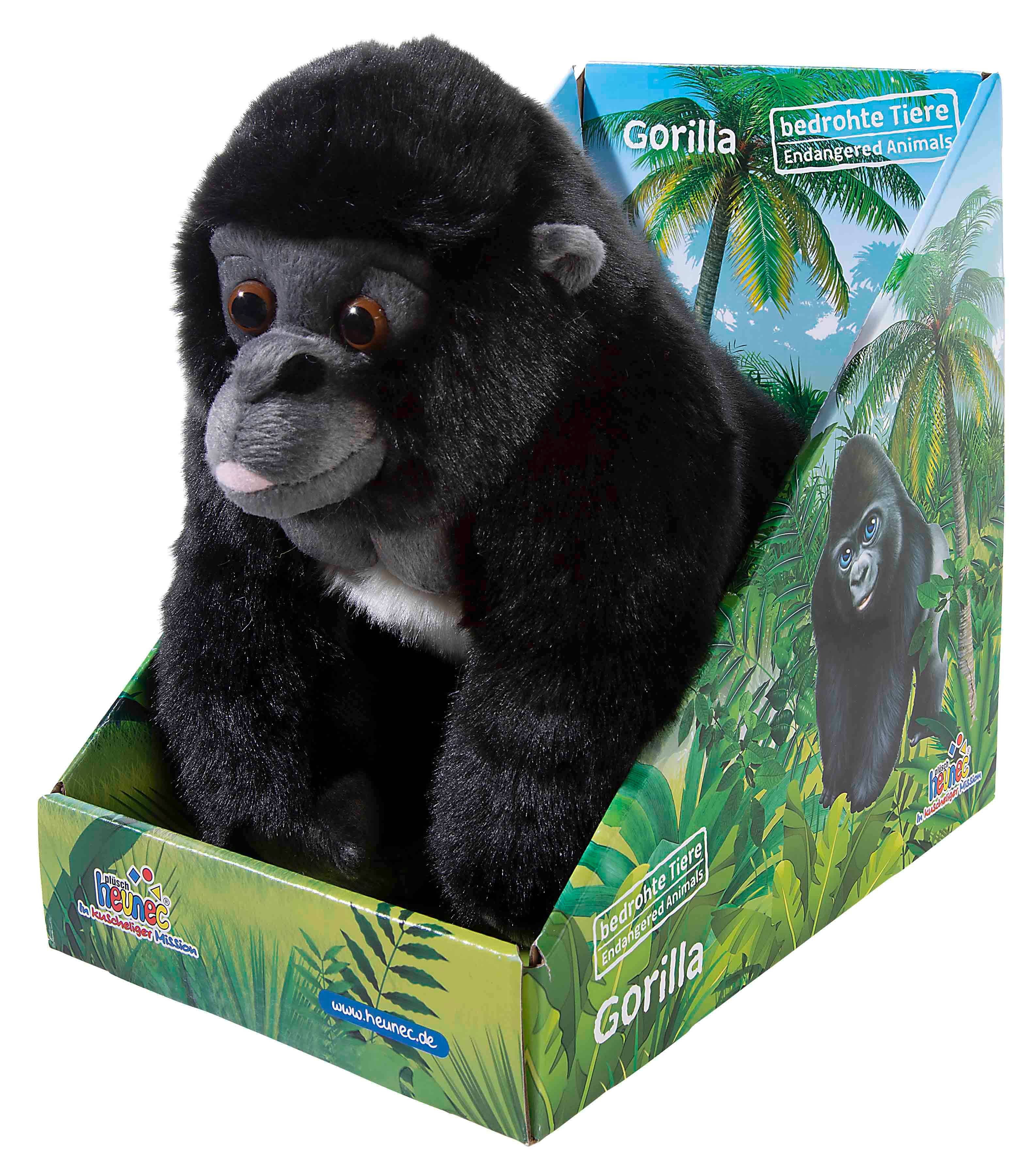 Heunec - Wholesale Stuffed/Plush Toy - Kids & Baby - Endangered Gorilla 26 cm0