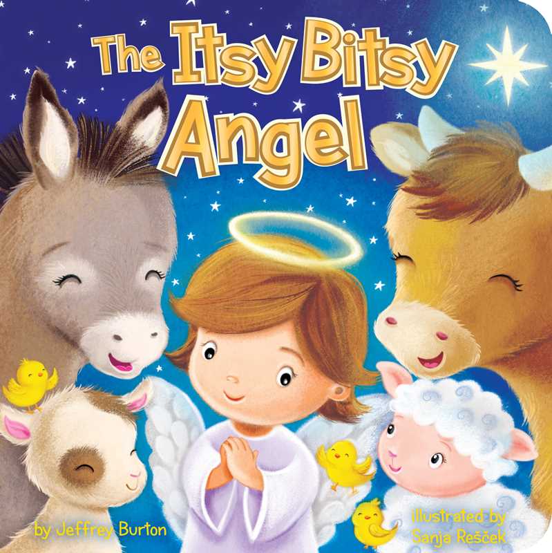 Simon & Schuster - Wholesale Baby & Toddler Book (0-2) - Itsy Bitsy Angel by Jeffrey Burton0