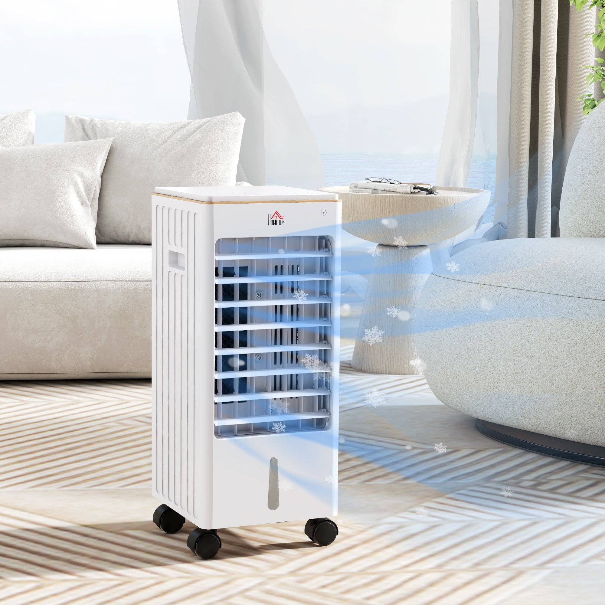39F Inc. - Vente Appareils électroménagers - Refroidisseur d'air évaporatif 21" avec packs de glace, refroidissement 3-en-18