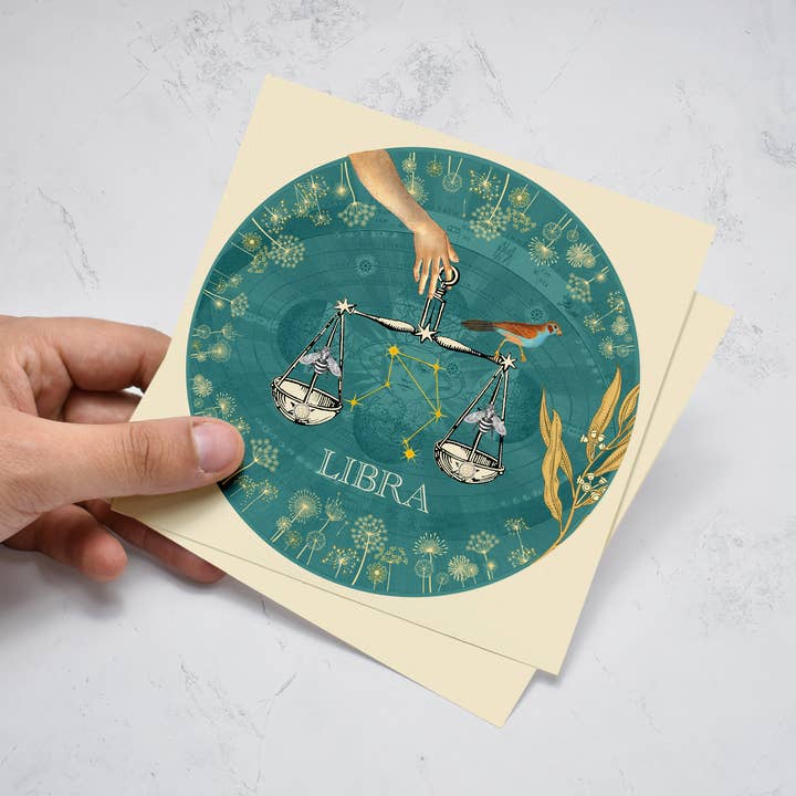 Gráfico del signo zodiacal de Libra para venta al por mayor de sidonie blondel