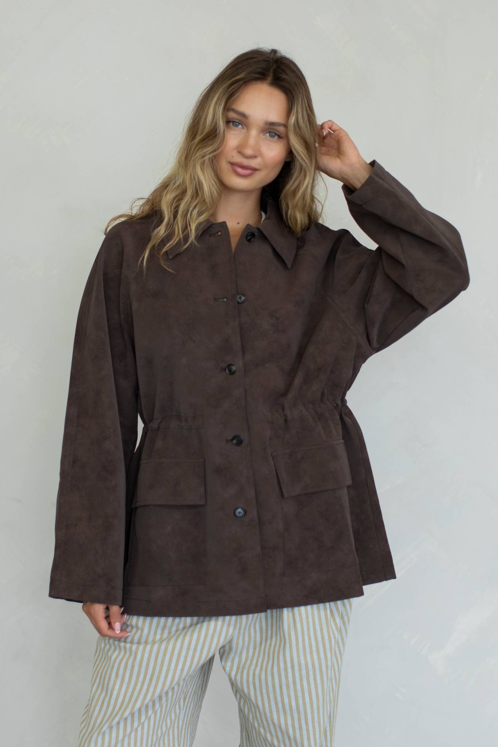 Things Between - Wholesale Jas - Dames - Audrey suède jas6