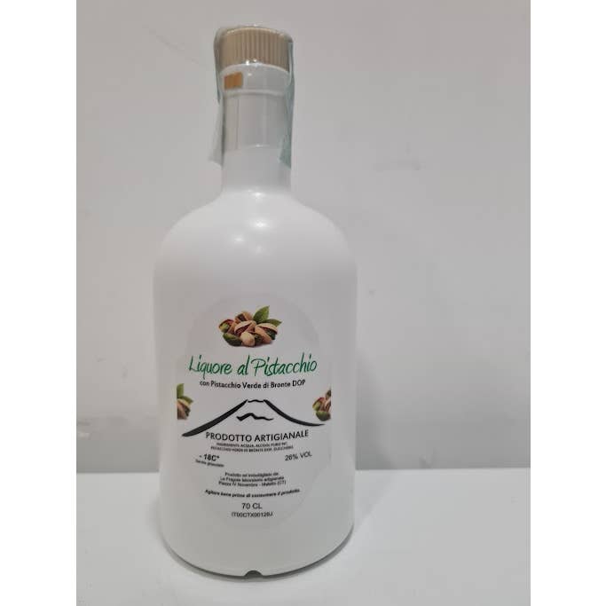 Cutraro La Fragola "Opificio di trasformazione" - Venta al por mayor Licor - Licor de pistacho con «Bronte Dop Green Pistachio»