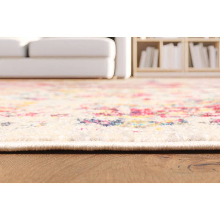 Jasmine Ivory Area Rug for wholesale on Faire4