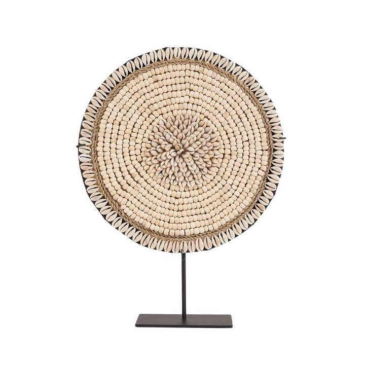 The Shell Martinique on Stand - Natural White for wholesale by Bazar Bizar Living