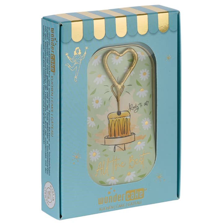 All the best green Wondercake deluxe blue heart gold for wholesale by Wondercandle