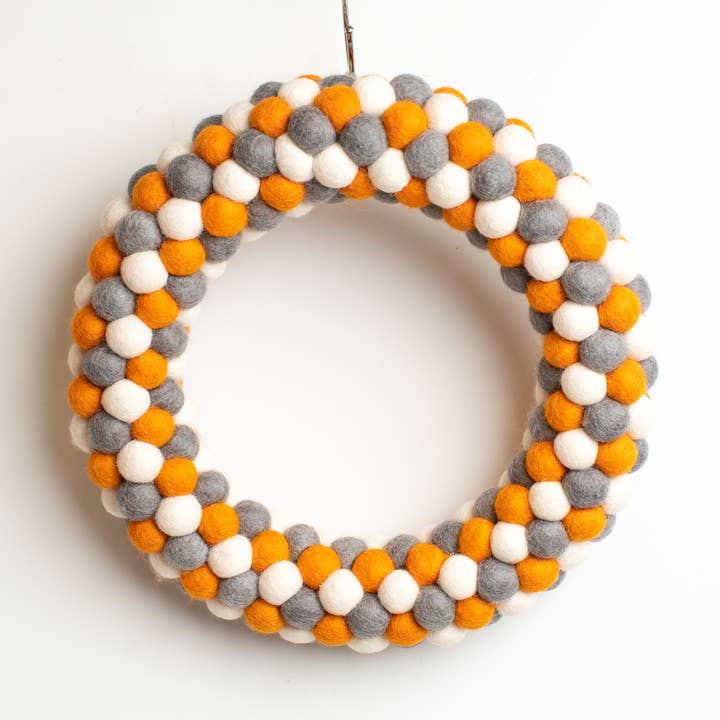 Ghirlande in feltro per porta d'ingresso, decorazione moderna per la casa, gancio da parete 22,9 cm per la vendita all'ingrosso da parte di Bodhiartistry