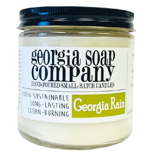 Georgia Soap Company - Wholesale Jar/Filled Candle - Georgia Rain Classic Soy Candle