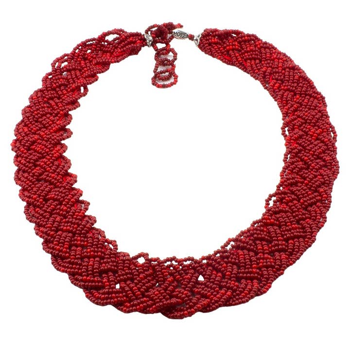 Brandie Necklace (colors available) for wholesale by Women of Hope Guatemala
