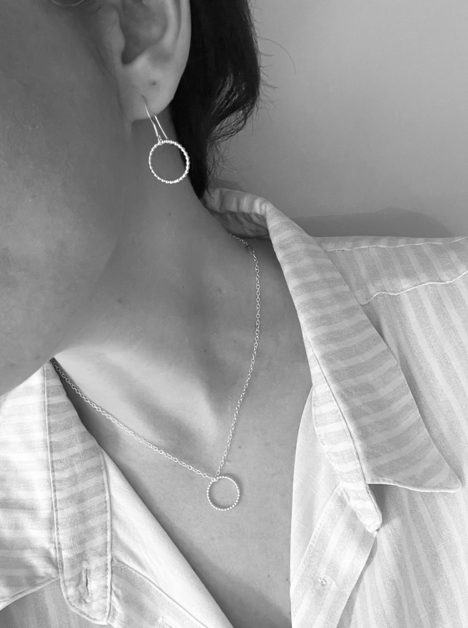 Verve Jewellery - Wholesale Jewelry Set - Sterling silver jewellery set, silver circle jewellery set0