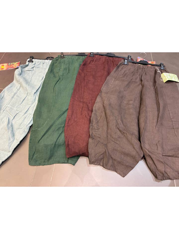 la maison des fibres naturelles - Wholesale Pants – Women's - linen pants 669057 100% LINEN46