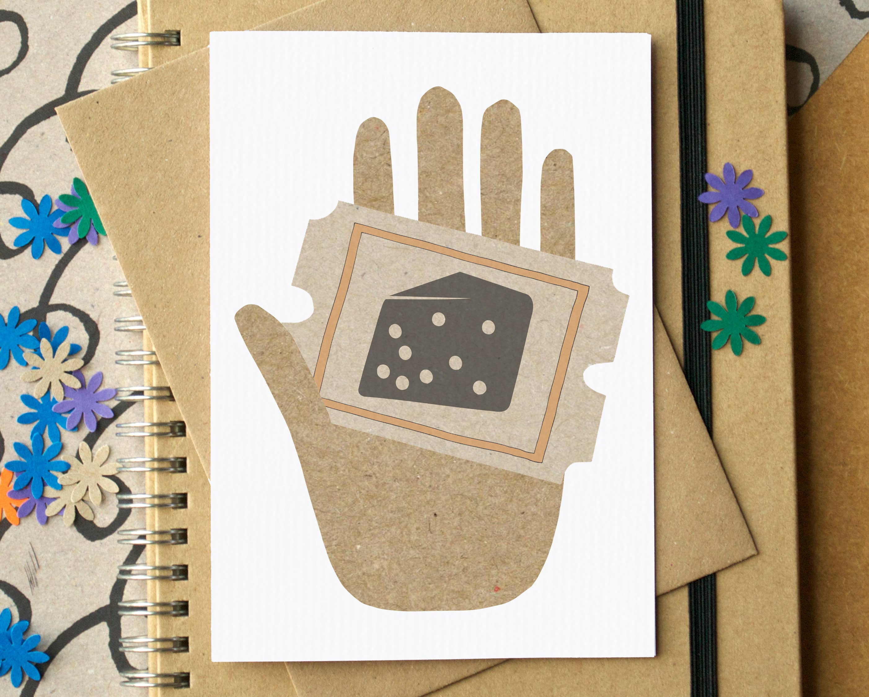 Becka Griffin Illustration – wholesale Everyday greeting card – Cheese Tasting Voucher Card for Unwrappable Gifts0