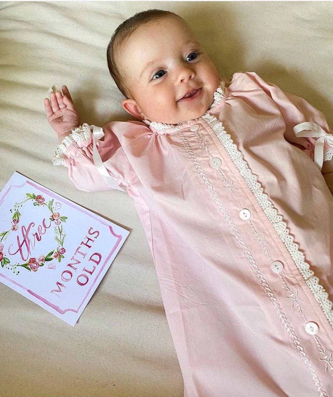 The Yellow Lamb - Wholesale Dress - Kids - Katherine Daygown - Pink3