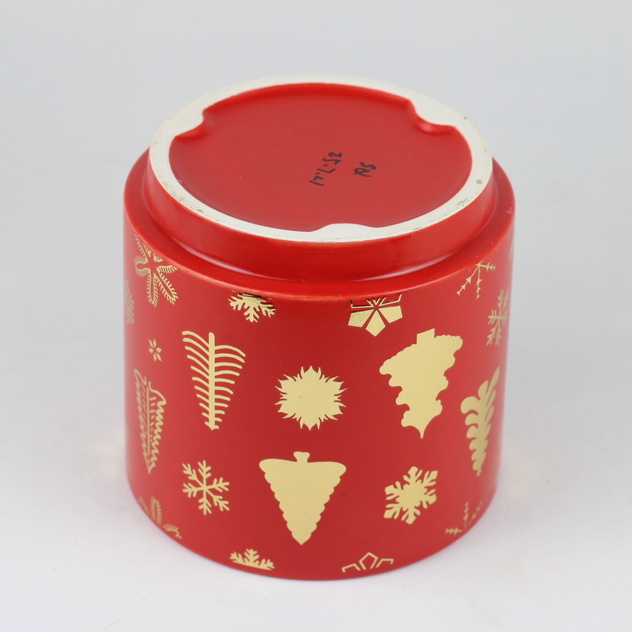 Florinia - Wholesale Plant Pot - Christmas Ceramic Planter – Single Piece (Red or Green) – Festive Holiday Tree Design4