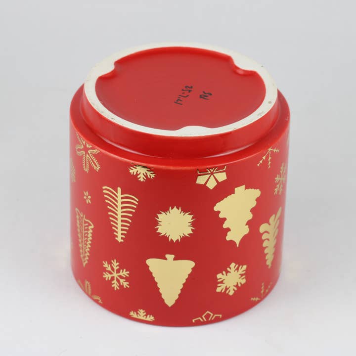 Florinia - Wholesale Plant Pot - Christmas Ceramic Planter – Single Piece (Red or Green) – Festive Holiday Tree Design4