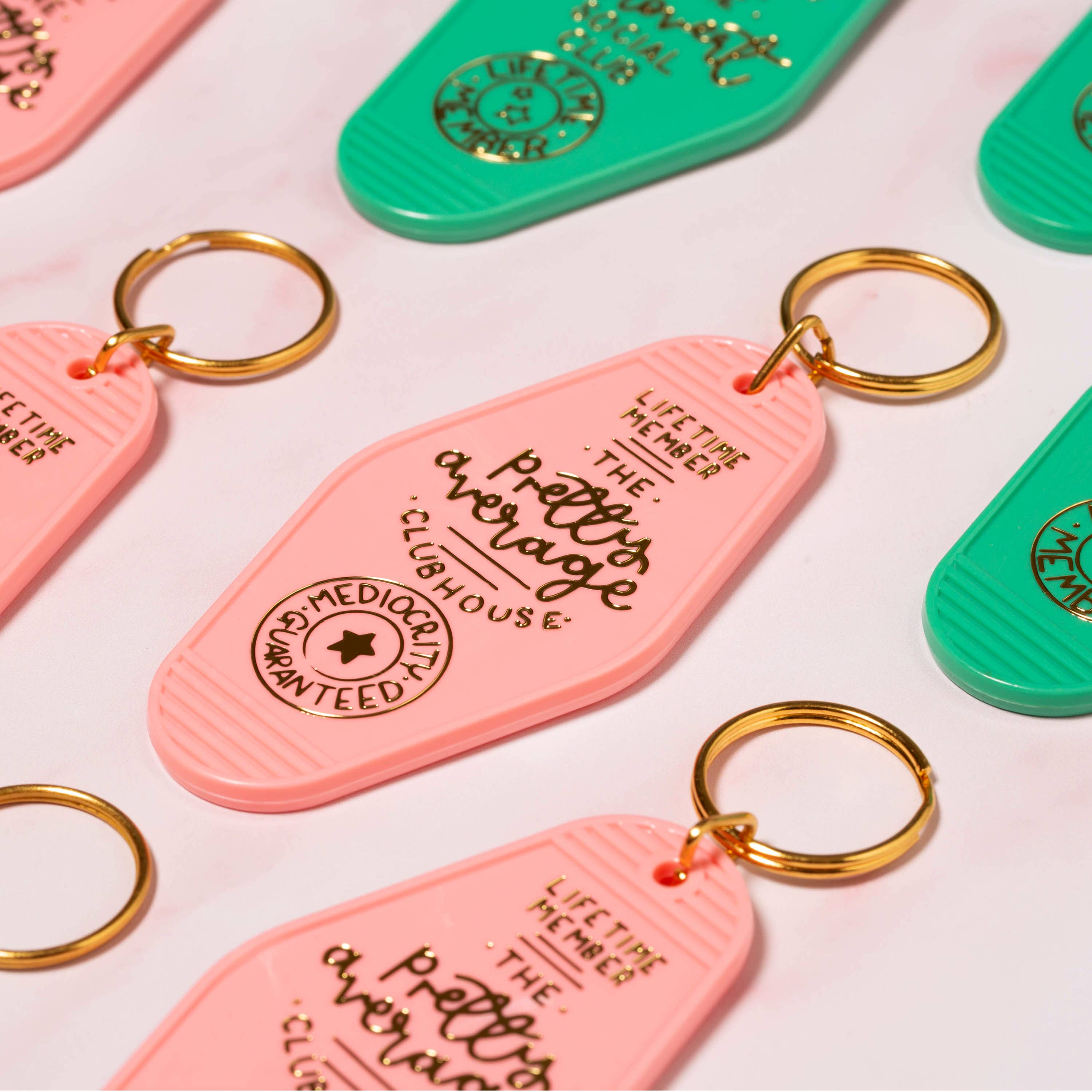 Oh, Laura - Wholesale Keychain - Women's - keyring - the pretty average clubhouse - pink1