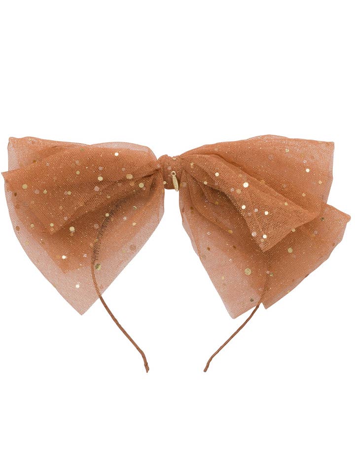 Cerchietto Ava Dot - Ruggine per la vendita all'ingrosso da parte di Project 6 NY Kids