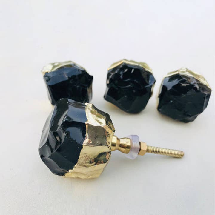 Set of 6 Large Black Obsidian Glass Classic Vintage Finish Cabinet Drawer Pull Wardrobe Dresser Interior Decorative Handle and other Purchase Wholesale black cabinet pulls. Free Returns & Net 60 Terms on Faire trending on Faire.