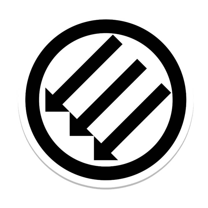 Logo du Front de Fer | Politique | Autocollant pare-chocs étanche pour la vente par SlapPolitics Stickers