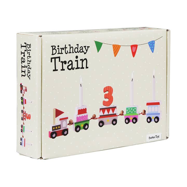 Birthday Train (Scandinavian flags included) for wholesale by Barbo Toys