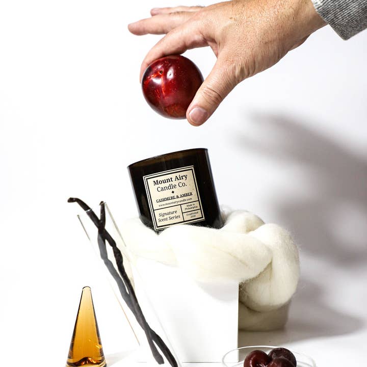 Mount Airy Candle Co. - Wholesale Jar/Filled Candle - CASHMERE & AMBER