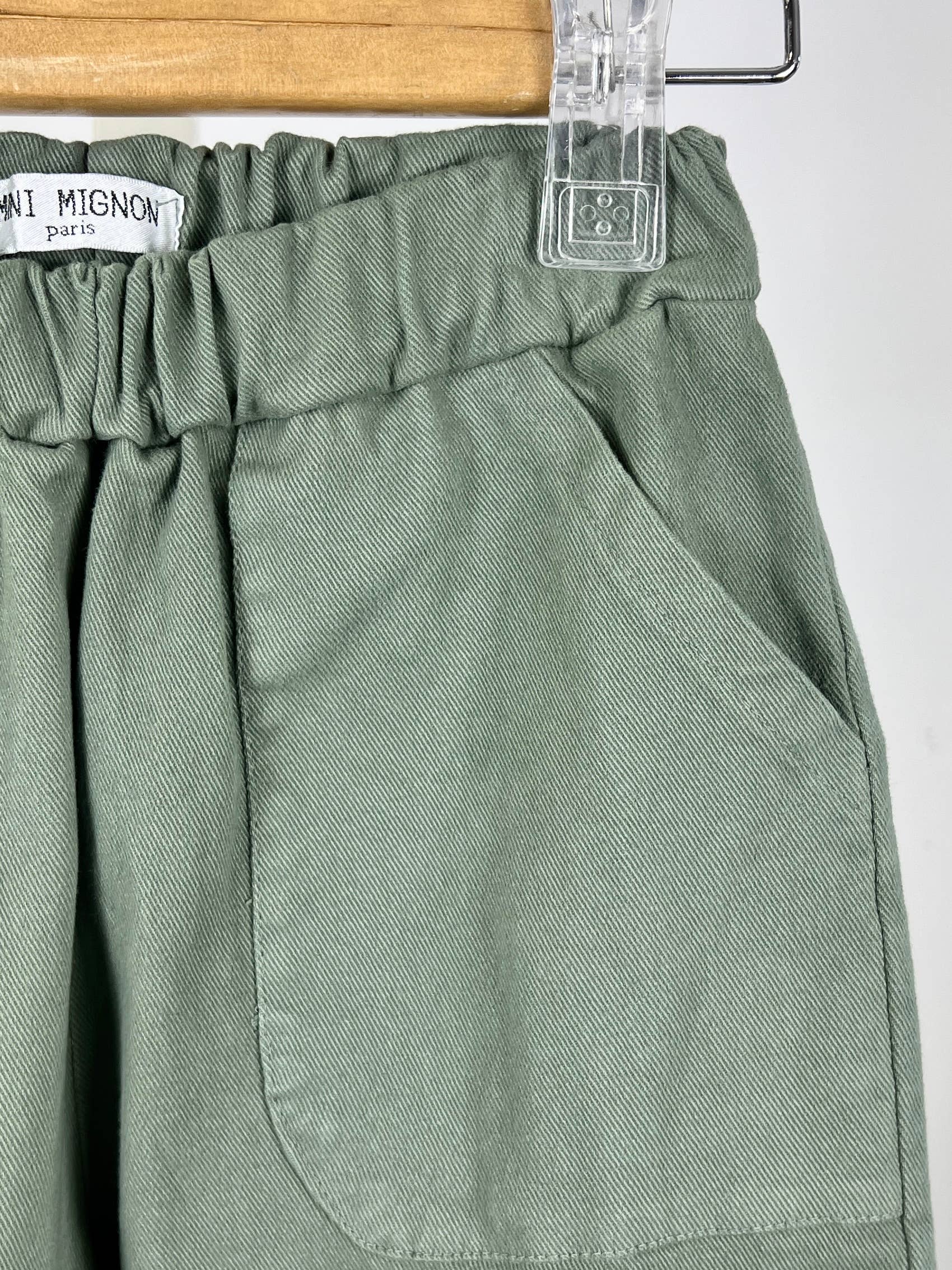 MINI MIGNON PARIS – wholesale Trousers – Kids – Cotton pants with elastic waistband and pockets for girls4